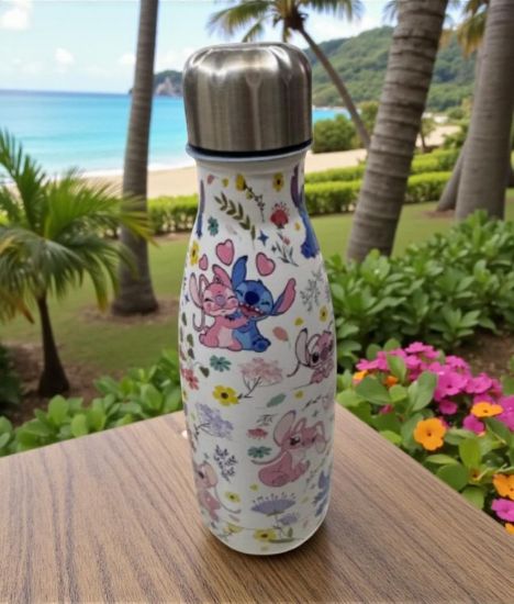 صورة زمزمية حافظة حرارة بتصميم ستيتش و أنجل